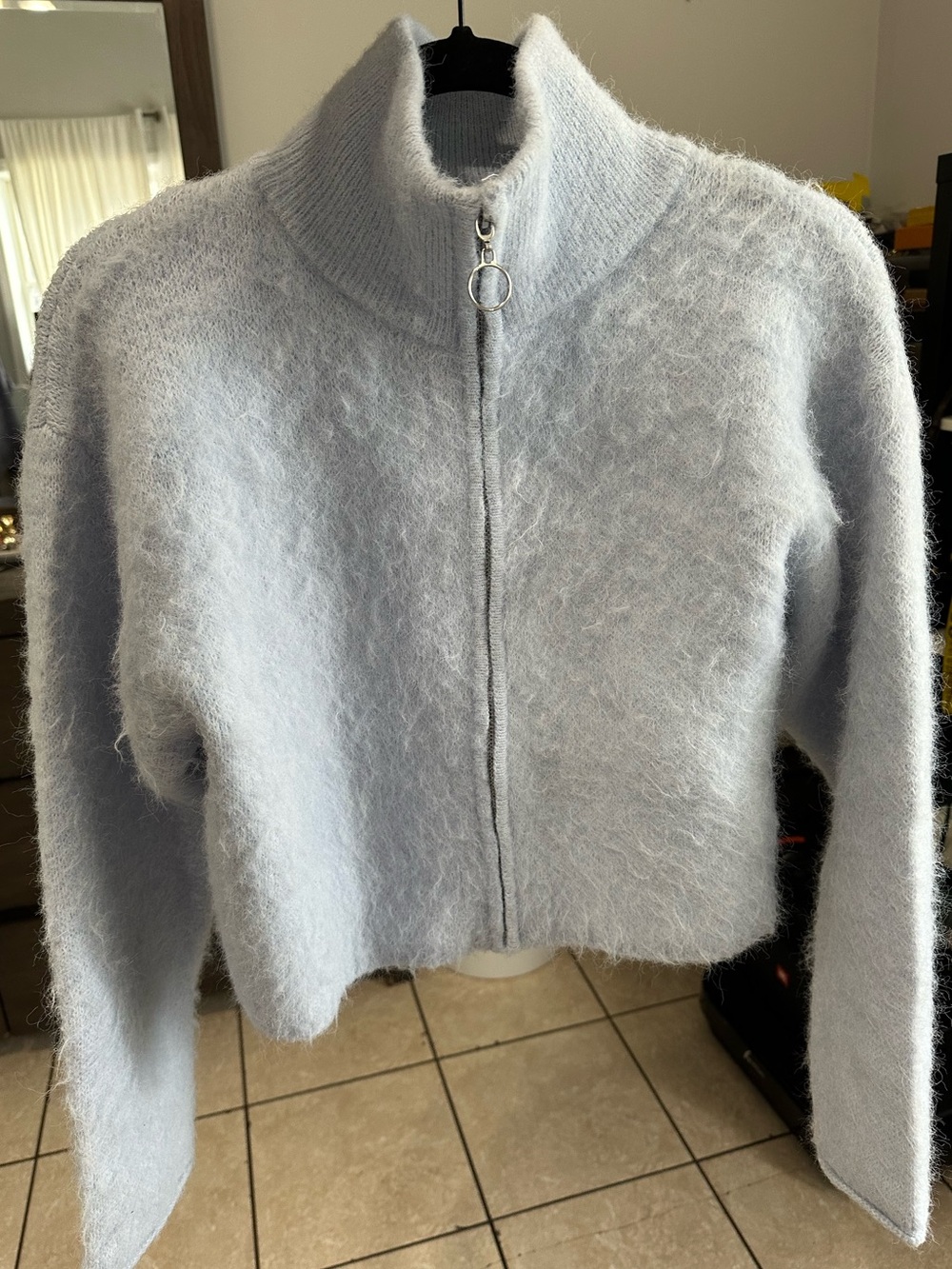 Light blue Wild fable cropped sweater